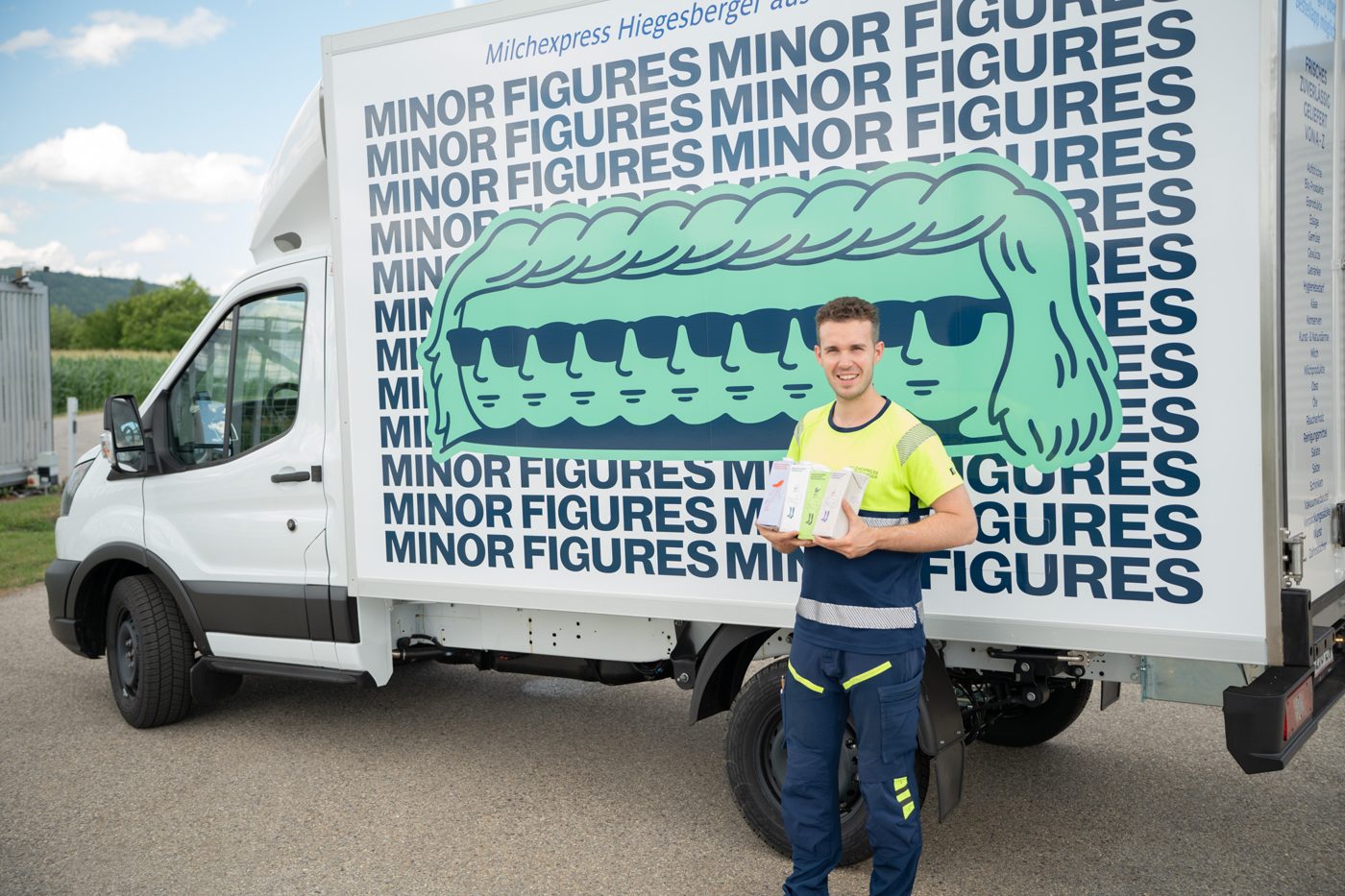 Hiegesberger Lieferwagen im Minor-Figures-Design